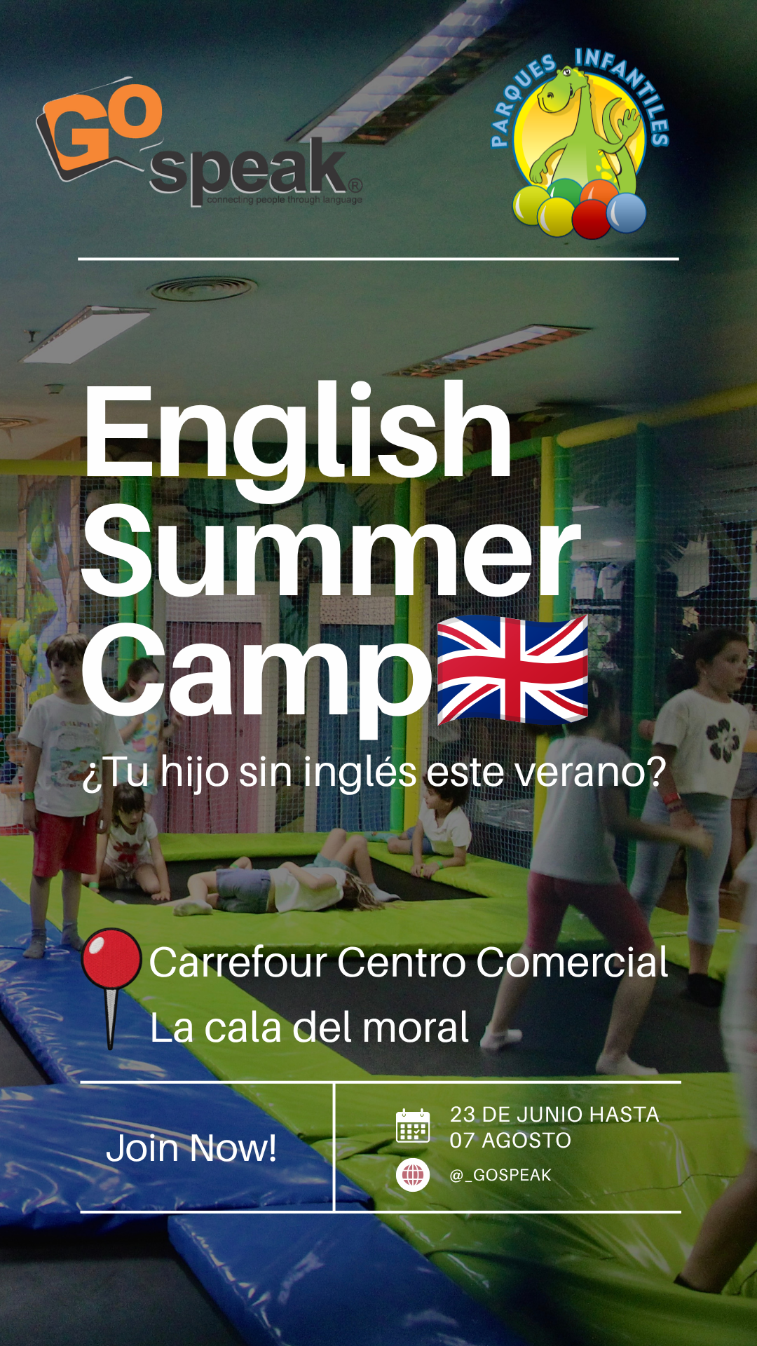 Campamento de inglés GoSpeak Málaga